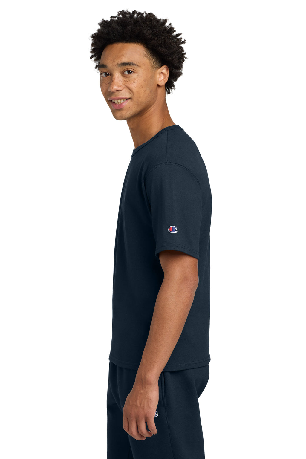 NAT-SU Champion® Heritage 7-Oz. Jersey Tee - Navy