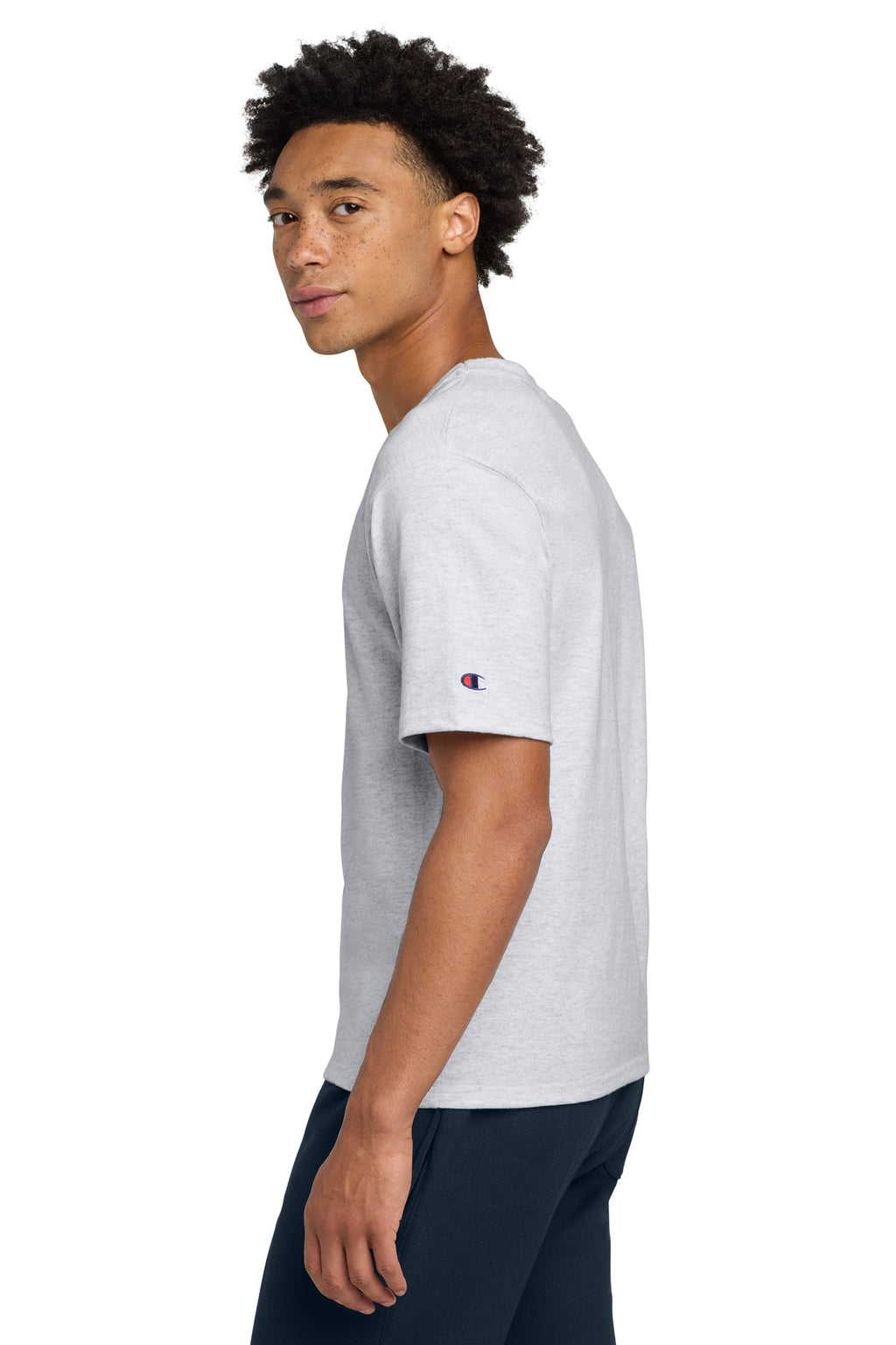 NAT-SU Champion® Heritage 7-Oz. Jersey Tee - Silver Grey