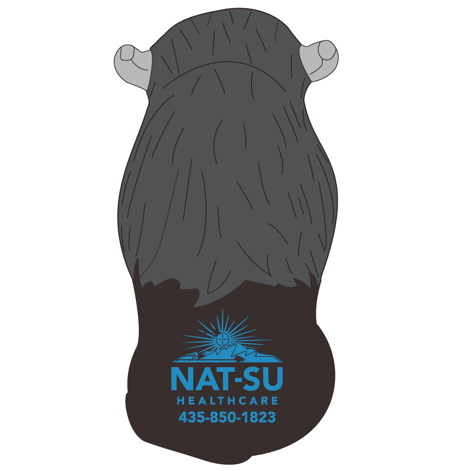 NAT-SU Buffalo Stress Reliever - Grey