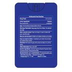 NAT-SU Credit Card Style Antibacterial Hand Sanitizer Spray - Blue