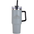 NAT-SU BEHAVIORAL HEALTH Maxim 40 oz Vacuum Insulated Stainless Steel Mug - Cool Grey