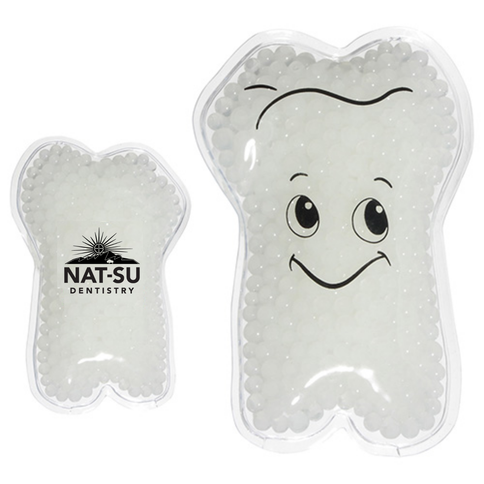 NAT-SU DENTISTRY Tooth Hot/Cold Pack - White