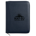 NAT-SU BEHAVIORAL HEALTH Deluxe Padfolio Folder Plus w/Zipper Closure - Navy