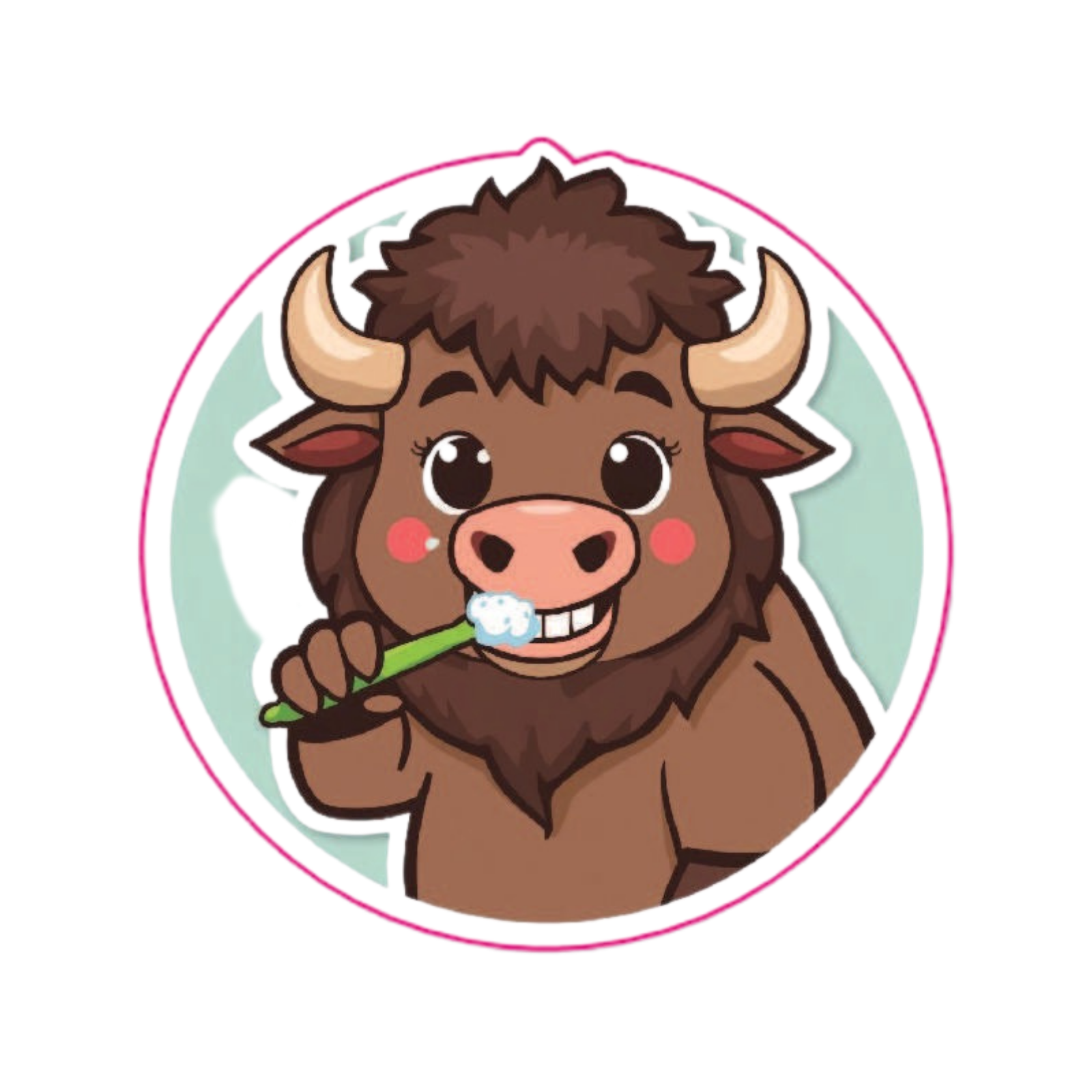 NAT-SU 2" x 2" BOPP Sticker Roll