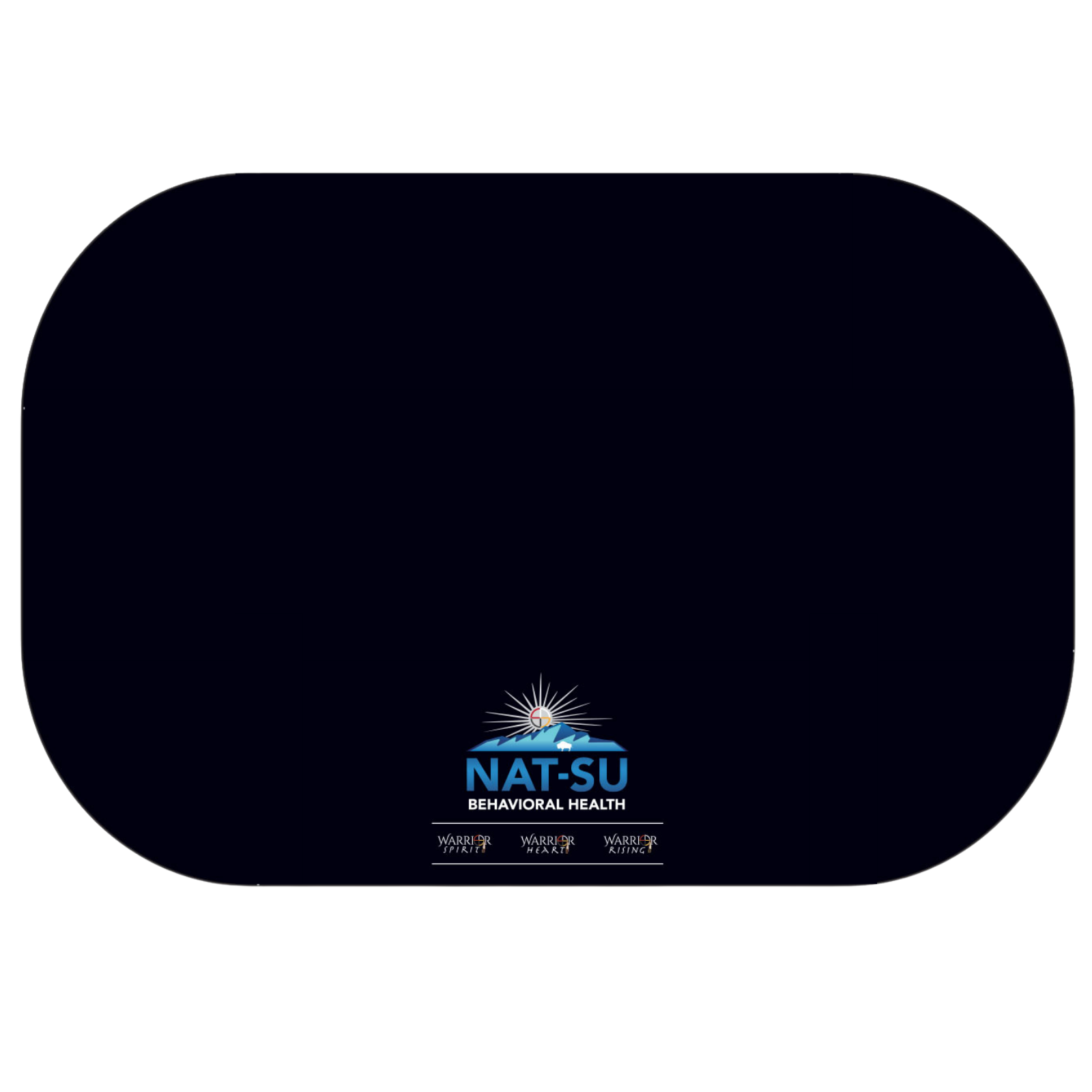 NAT-SU WARRIOR 6' Non-Fitted Economy Table Cover - Black