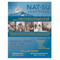 NAT-SU Rectangle Magnet 3 x 4 - Blue