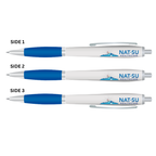 NAT-SU Squared Basset Performance Pen™ - White / Dark Blue