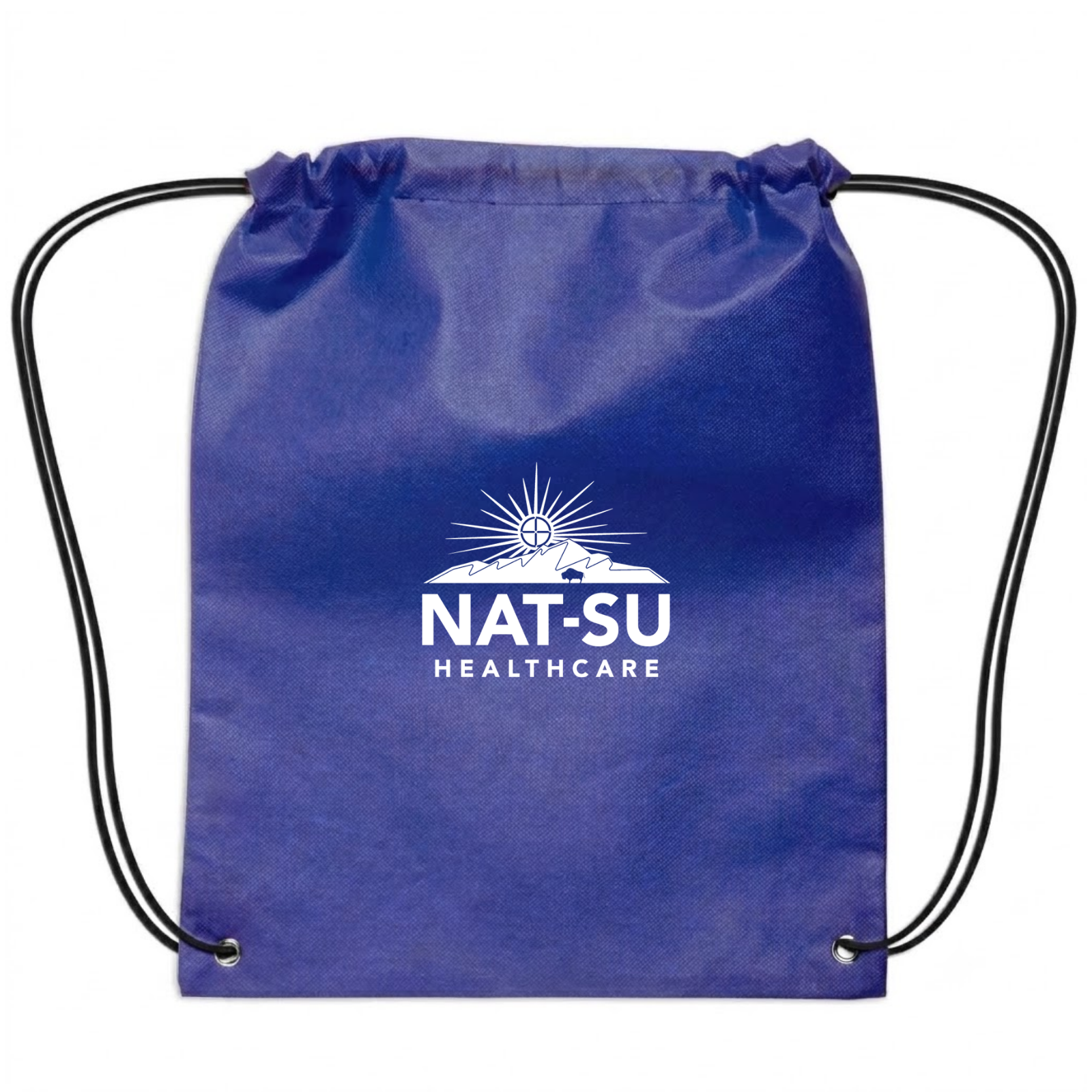 NAT-SU Small Non-Woven Drawstring Backpack - Royal Blue