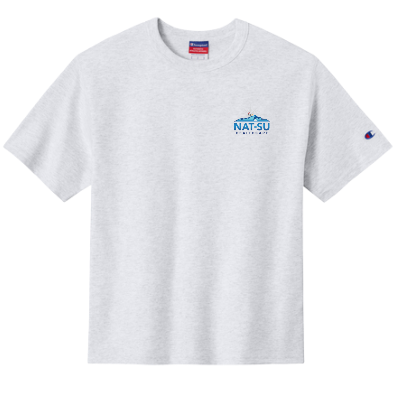 NAT-SU Champion® Heritage 7-Oz. Jersey Tee - Silver Grey
